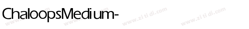 Chaloops Medium字体转换 Chaloops Medium字体转换
